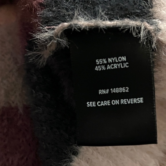 Torrid Soft Striped Fuzzy Colorblock Sweater - Picture 10 of 11